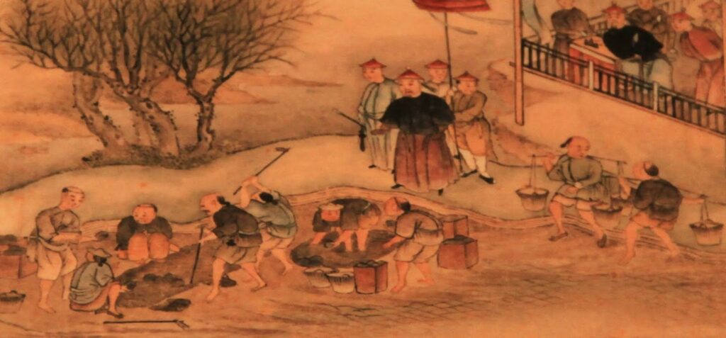 The Humiliation of China: Commissioner Lin and the Destruction of the Opium in 1839.