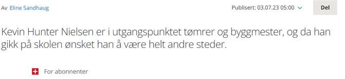 Kevin er selvforsynt med egg og vil ha en god gjennomgang av Covid-håndtering i Kragerø - Da 1976-modellen Kevin Hunter Nielsen var i den kongelige norske garde, presterte han å spørre prinsesse Märtha Louise om legitimasjon. Nå kjemper han for kortreist mat og mot tvangsvaksinering som listetopp for Norgesdemokratene i Kragerø, Telemark. Kevin er selvforsynt med egg og vil ha en god gjennomgang av Covid-håndtering i Kragerø